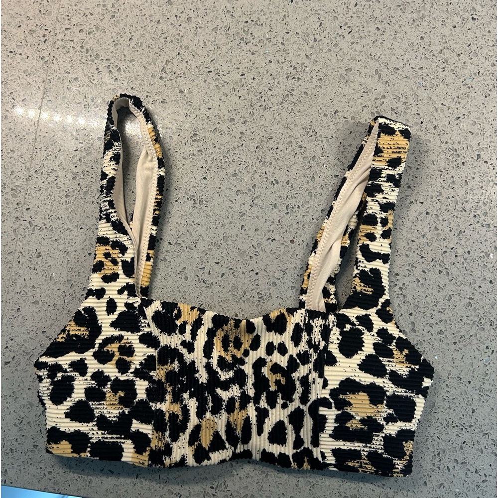 Cheetah Bathing Suit top